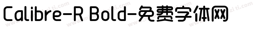 Calibre-R Bold字体转换